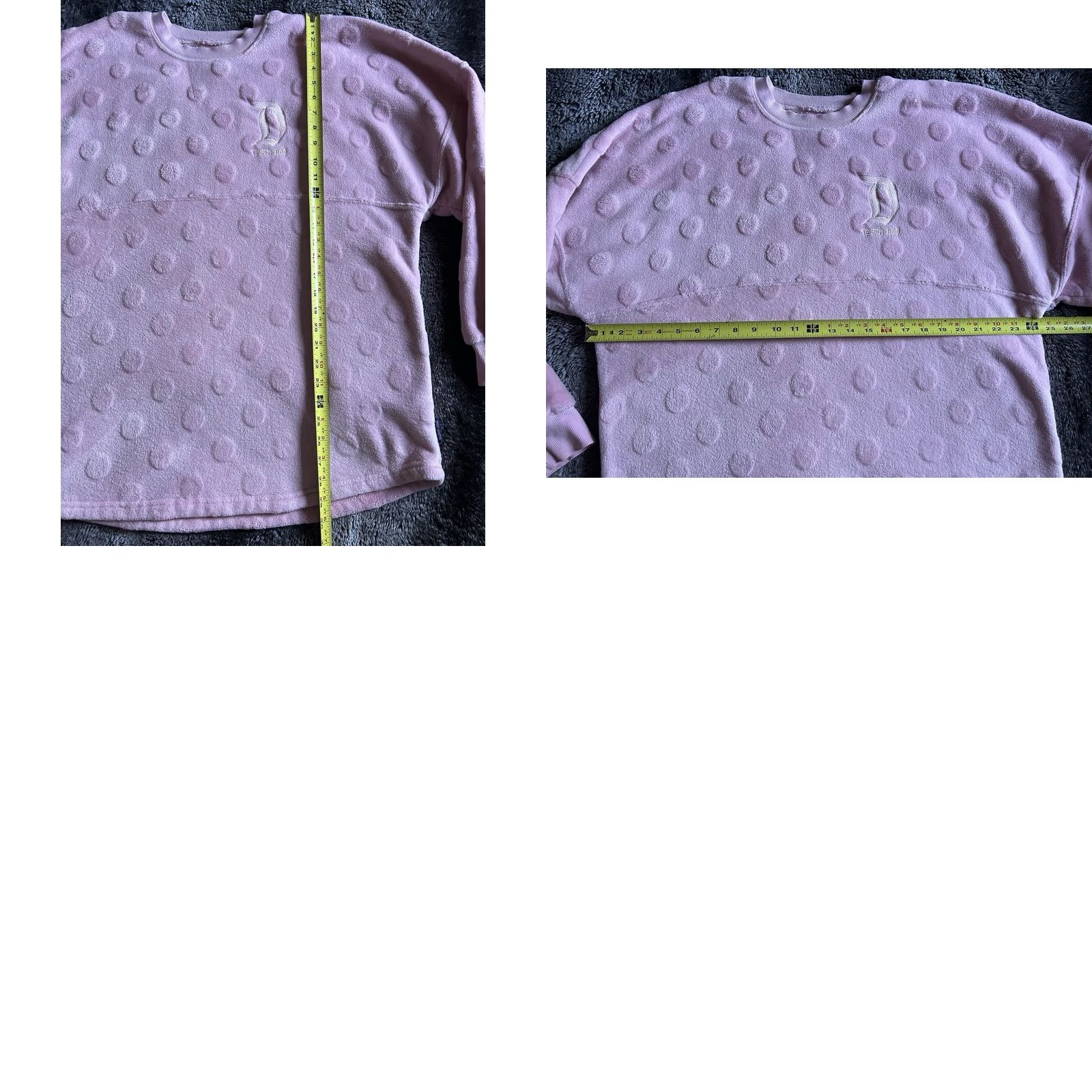 Disney Disney Parks Walt Disney World Spirit Jersey Pink Piglet Polka Dot XL Womens Pullover Jersey Long Sleeve Shirt Size XL / US 12-14 / IT 48-50 - 8 Thumbnail