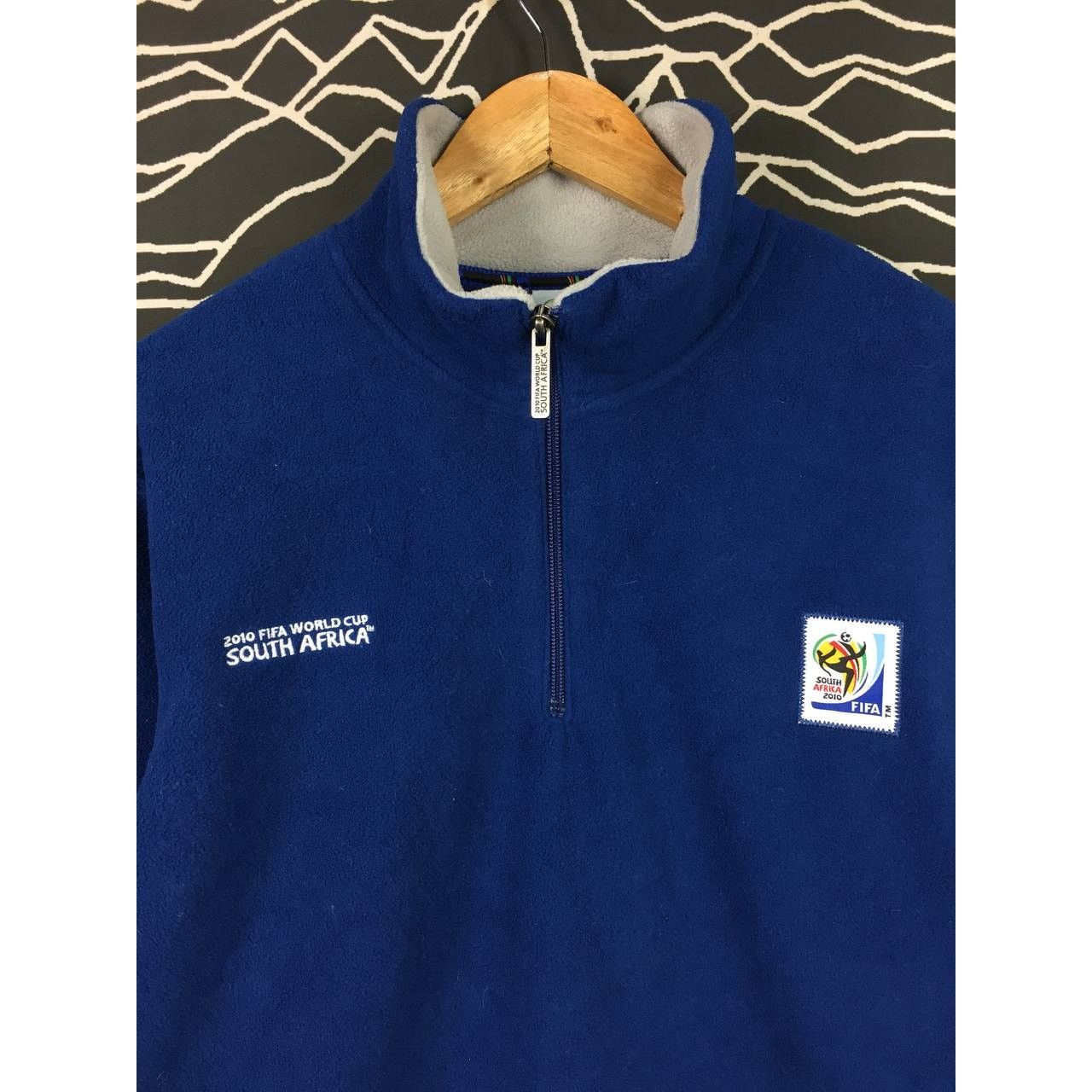 Vintage Vtg 2010 Fifa World Cup South Africa Fleece Jacket Size US M / EU 48-50 / 2 - 3 Thumbnail