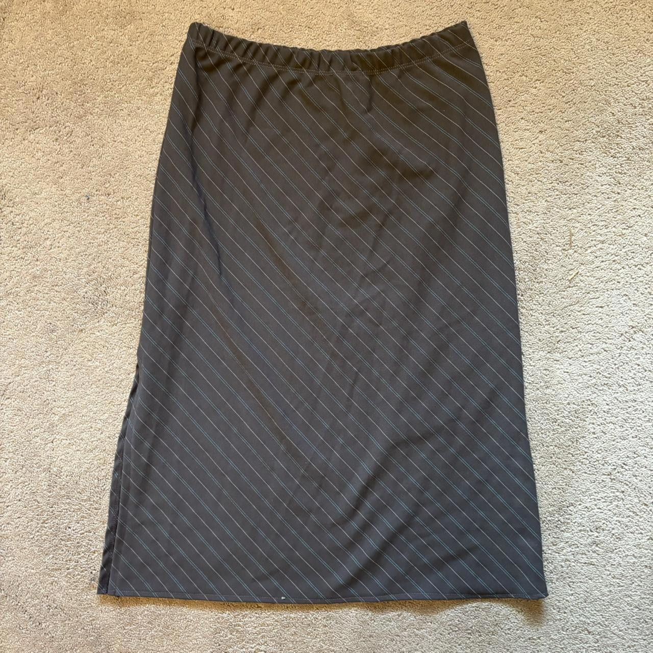 Nordstrom Nordstrom Women's Brown and Cream Skirt Size 32" / US 10 / IT 46 - 1 Thumbnail