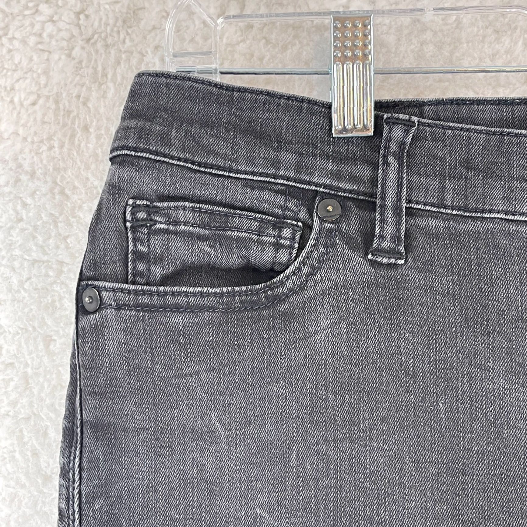 Madewell Madewell Jeans Womens Size 30 Black Denim Mid-Rise Skinny Regular 5-Pocket Stretch Casual Pants Size 30" / US 8 / IT 44 - 4 Thumbnail