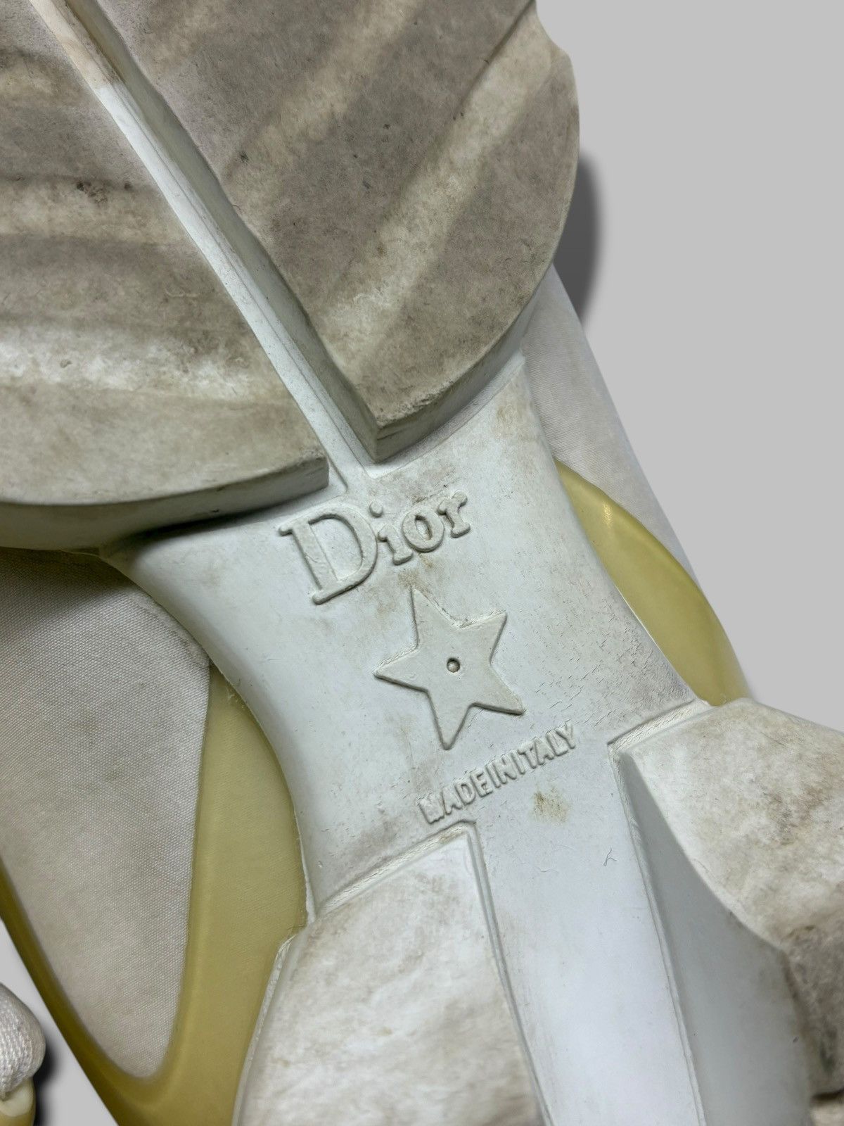 Dior Dior D-Connect White Leather Sneakers Size 37,5 Size US 7 / IT 37 - 11 Thumbnail