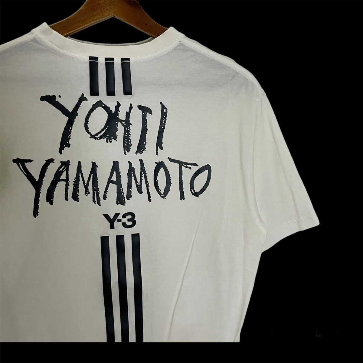Adidas × Y's Y-3 Yohji Yamamoto X Adidas Big Logo Tee Size US S / EU 44-46 / 1 - 2 Thumbnail