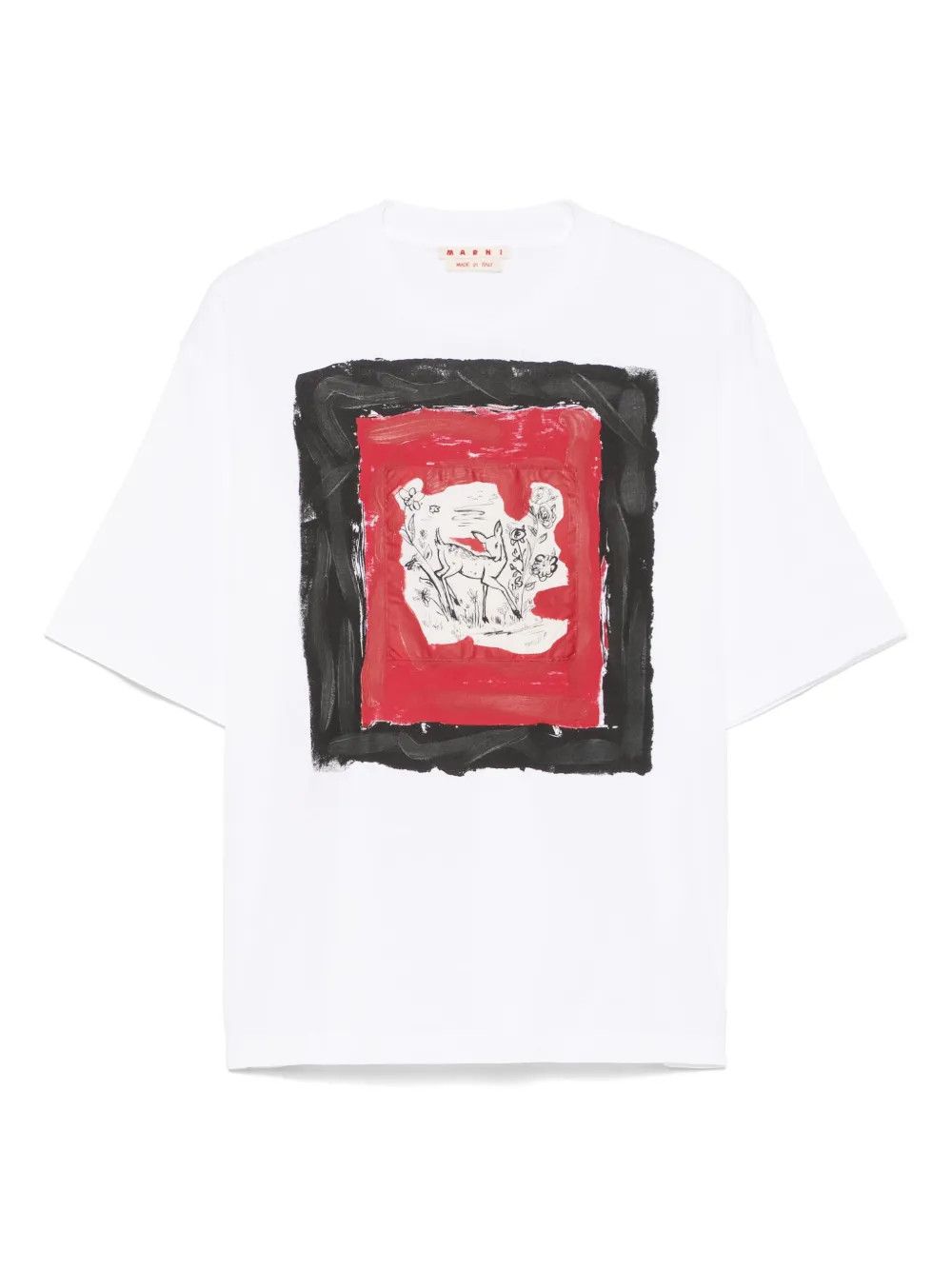 Marni o1w1db10526 T-Shirt in White Size US S / EU 44-46 / 1 - 1 Thumbnail