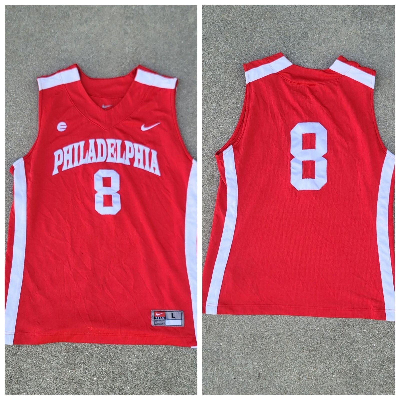 Nike Nike Dri Fit Philadelphia #8 Basketball Jersey Size US L / EU 52-54 / 3 - 1 Thumbnail