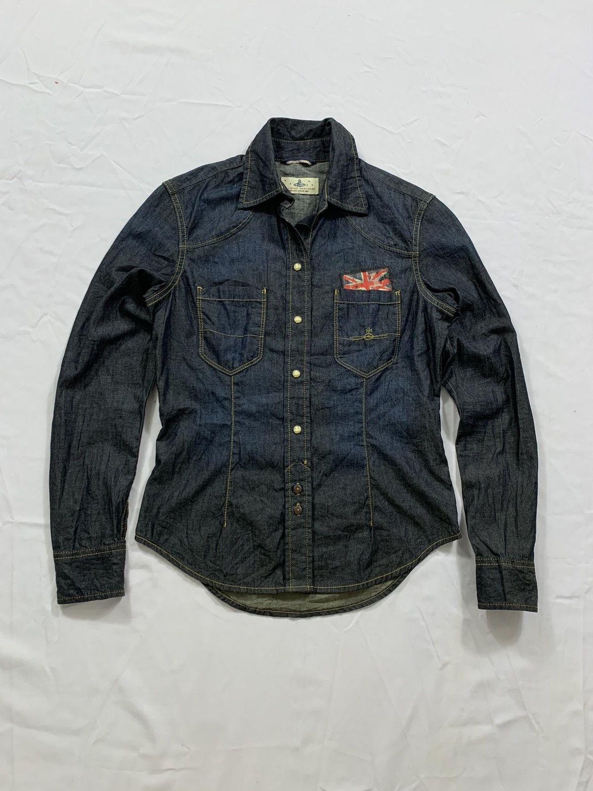 Vivienne Westwood Viviene Westwood denim Button up shirt Size US S / EU 44-46 / 1 - 1 Thumbnail