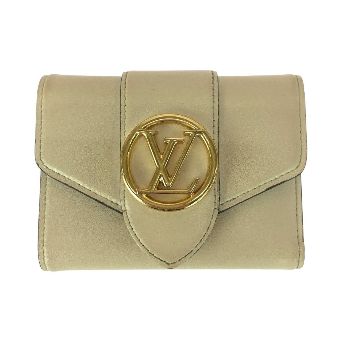 Louis Vuitton Louis Vuitton Louis Vuitton Portefeuille Pont Neuf Leather Wallet Leather Short Wallet M69176 DUTY FREE for USA Size ONE SIZE - 1 Thumbnail