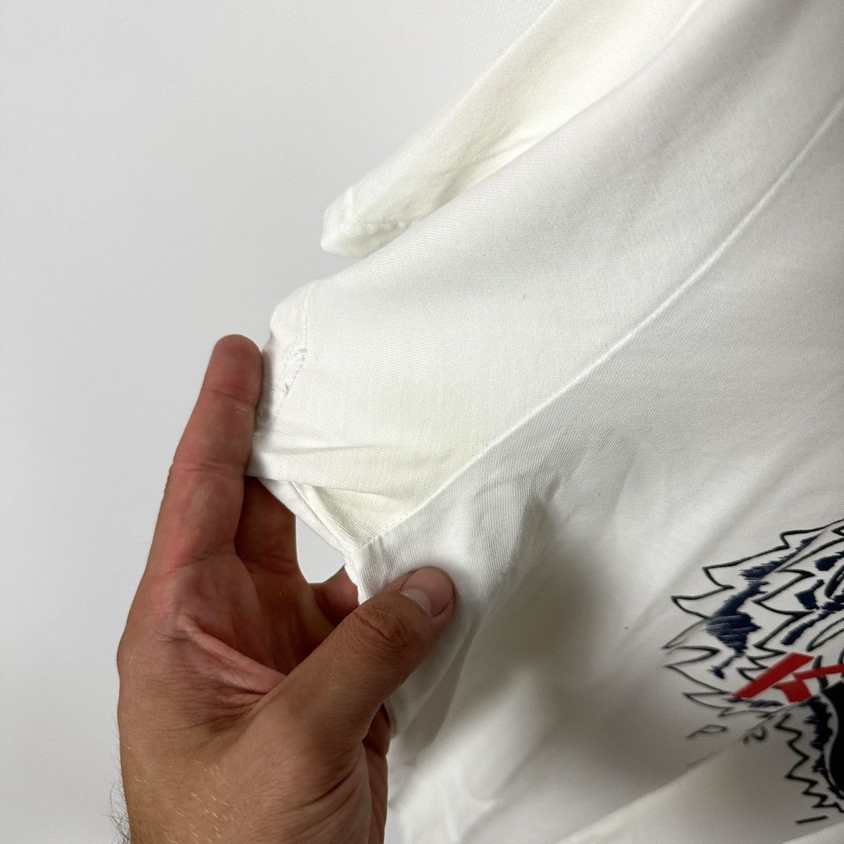 Kenzo Kenzo Tiger Paris big logo tee made in Portugal hype luxury Size L / US 10 / IT 46 - 6 Thumbnail