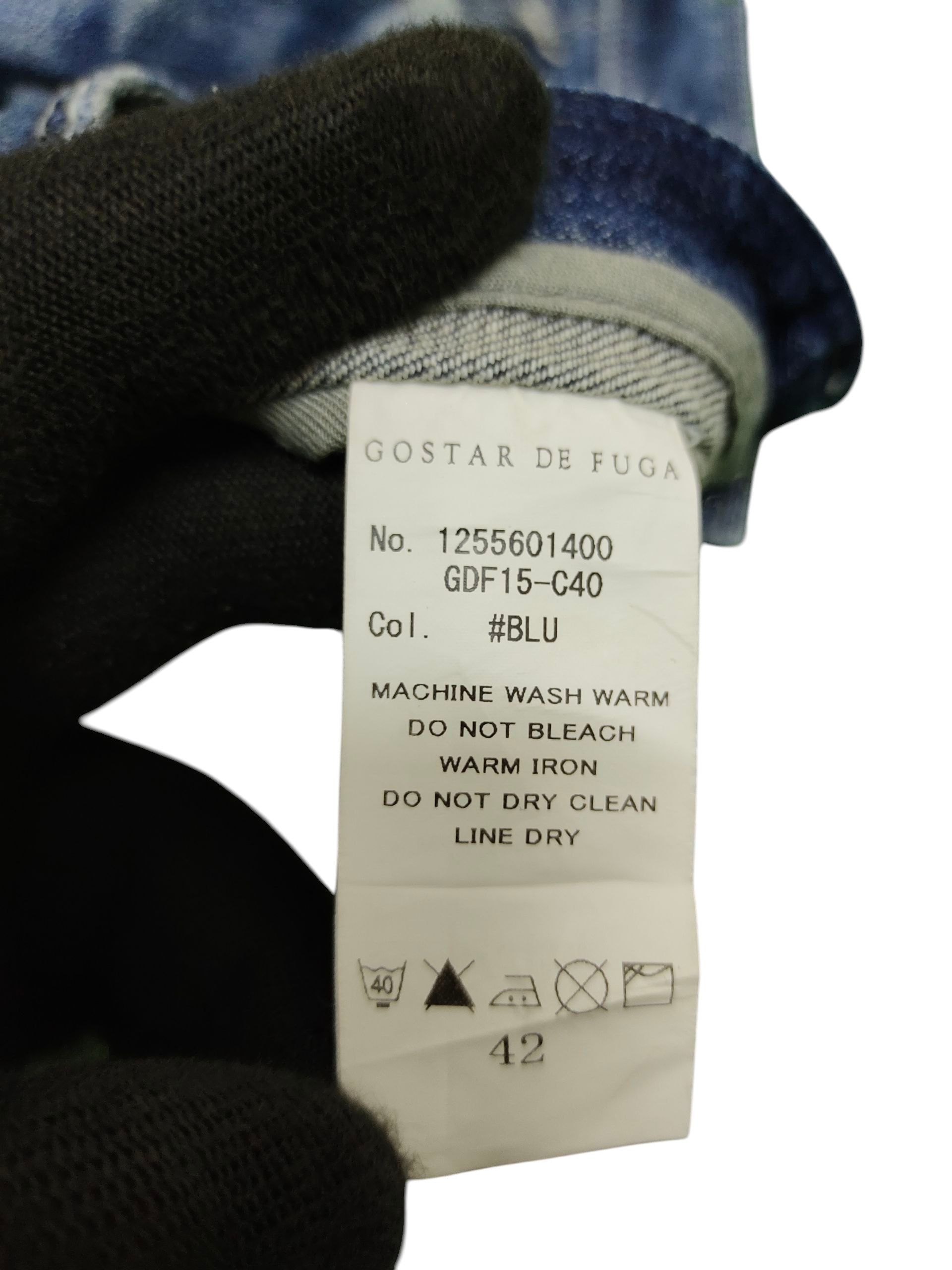 GOSTAR DE FUGA Gostar De Fuga Japan Jeans Clawmark Faded Denim Size US 31 - 12 Thumbnail
