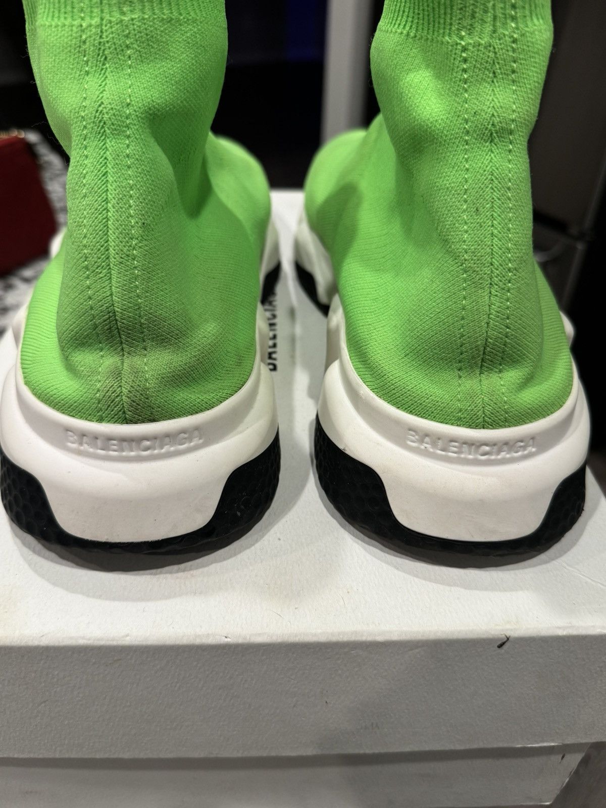 Balenciaga Balenciaga Speed Trainer Green Size US 11 / EU 44 - 7 Thumbnail