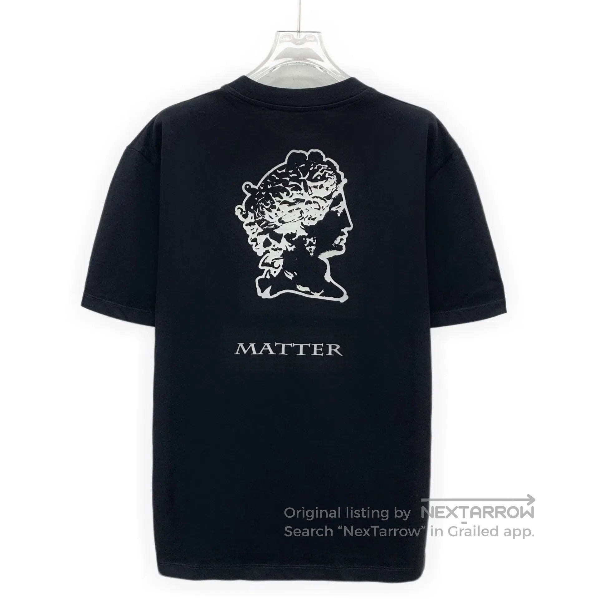 Alexander McQueen Alexander McQueen Black logo letter print cotton crew neck Size US S / EU 44-46 / 1 - 2 Thumbnail