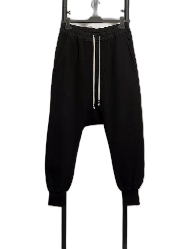 Rick Owens rick owens size M fleece-lined drawstring pants Size US 30 / EU 46 - 1 Thumbnail