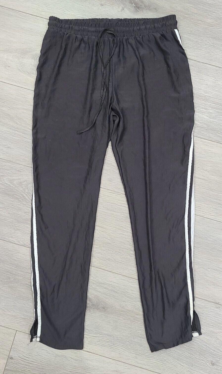 Designer American Eagle Pants Medium Gray Stripes Skinny Jogger Size 32" / US 10 / IT 46 - 1 Thumbnail