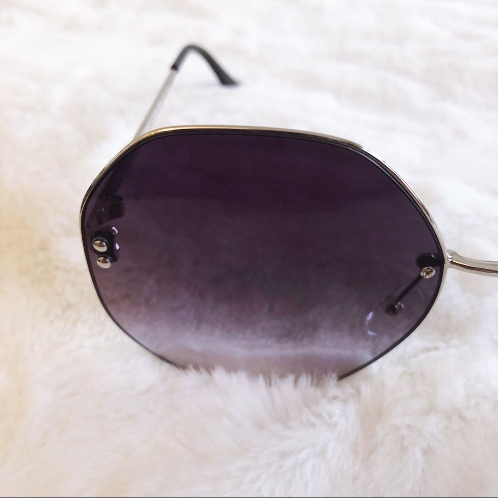 Other Ada Black Round Geometric Fashion Sunglasses Size ONE SIZE - 7 Thumbnail