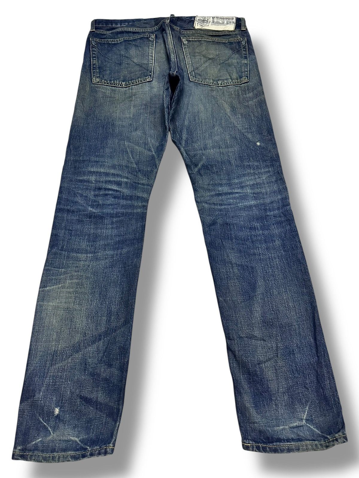 Neighborhood Neighborhood Vintage Jeans Slim Distressed With Mudwash Size US 35 - 2 Thumbnail