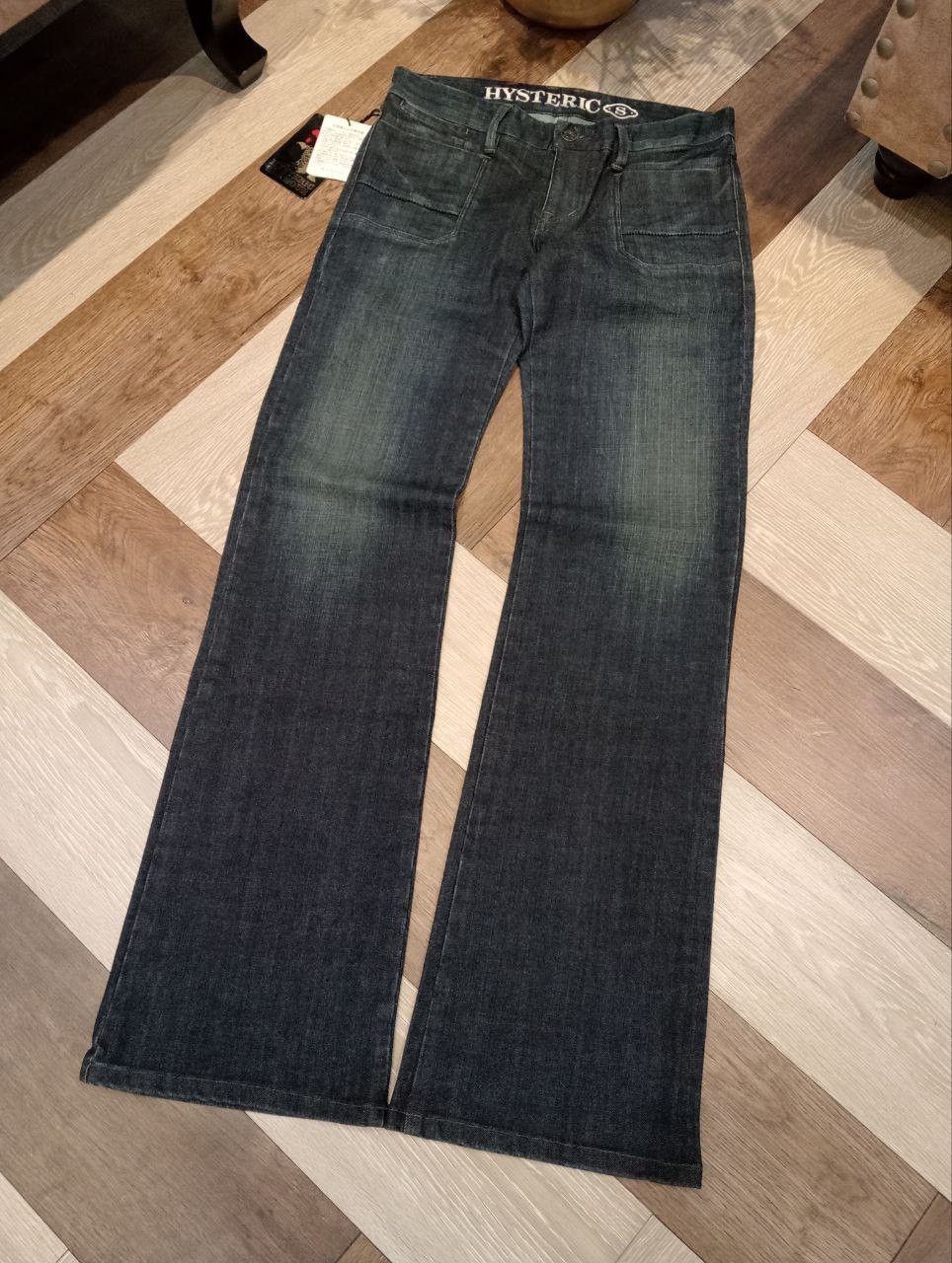 Hysteric Glamour HYSTERIC GLAMOUR JAPAN INDIGO STRETCH FLARED PANTS Size US 30 / EU 46 - 2 Thumbnail