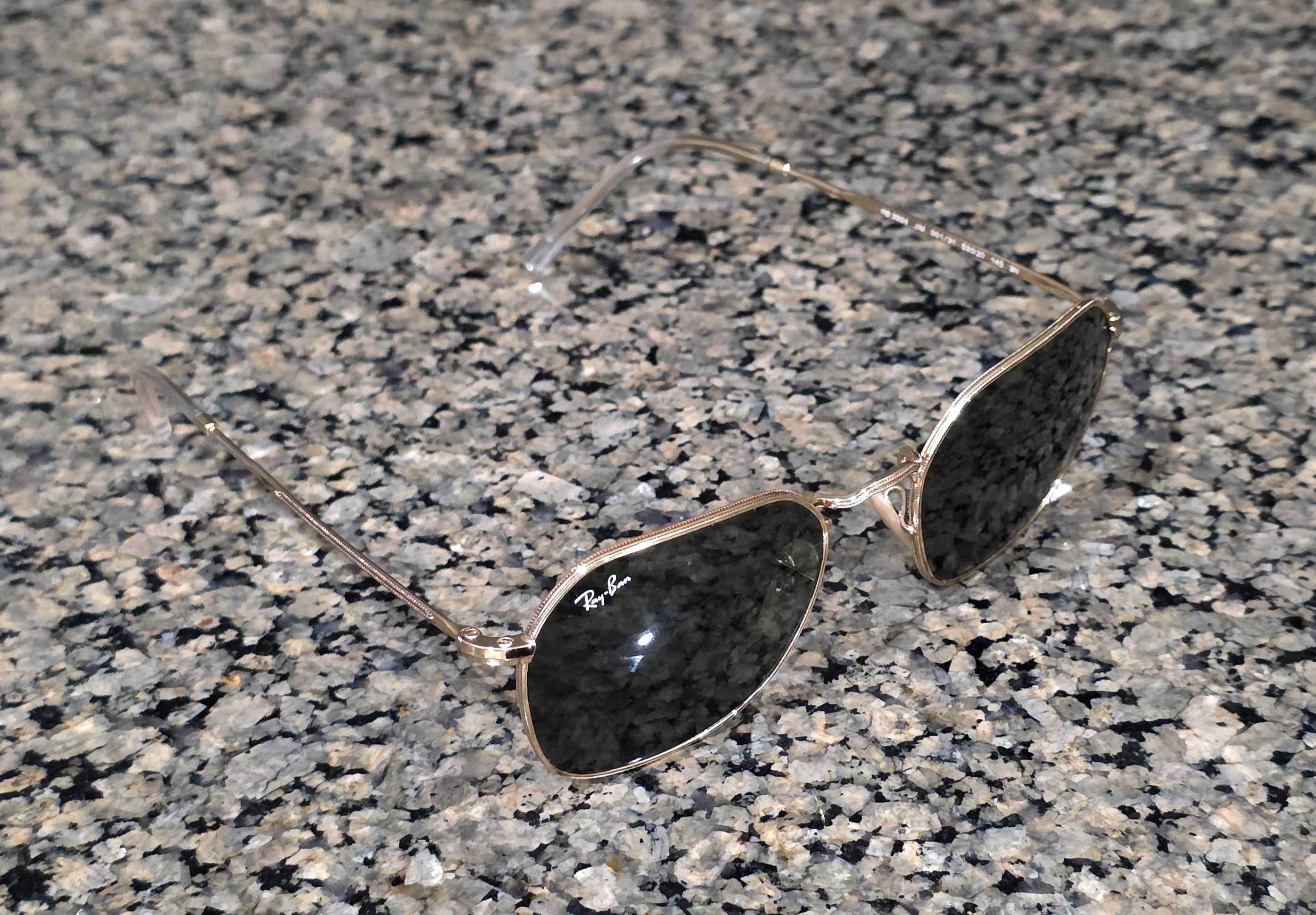 RayBan Ray-Ban Sunglasses RB3694 Jim 001/31 Gold Frames Size ONE SIZE - 1 Thumbnail