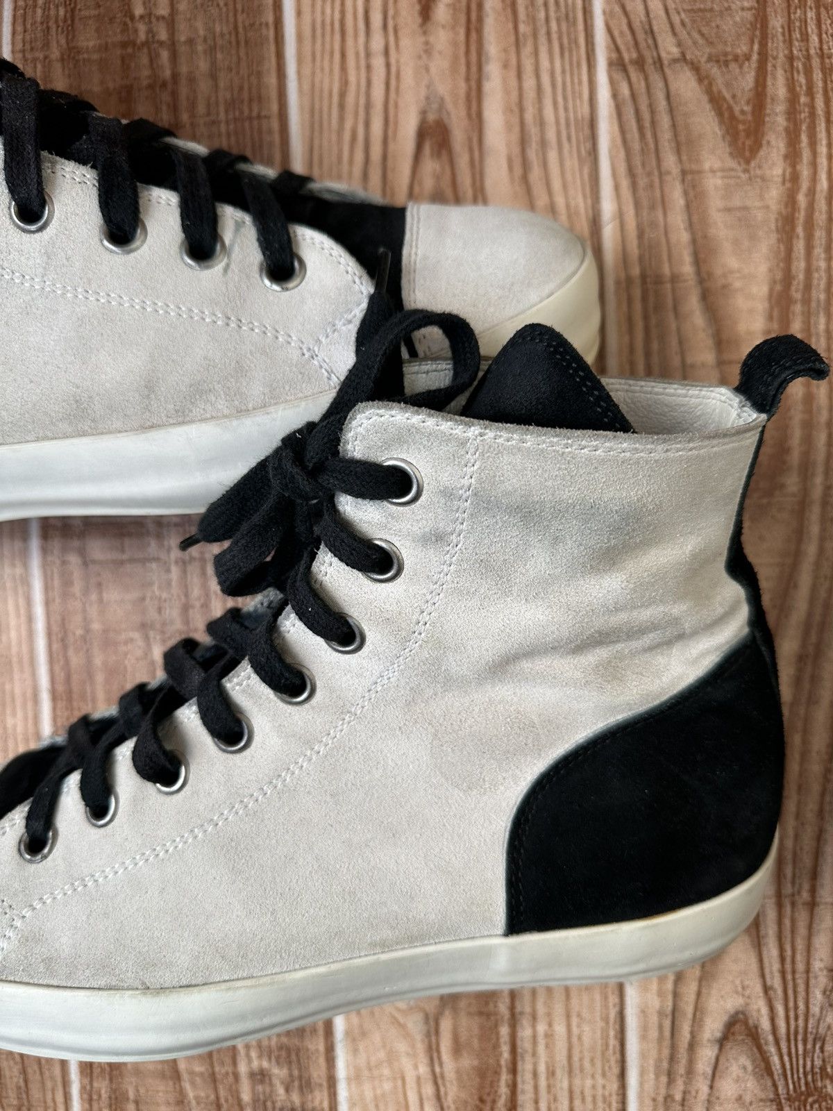 Ann Demeulemeester Ann D Scamocciato Hightop Sneaks Suede Hightops Size US 8 / EU 41 - 12 Thumbnail