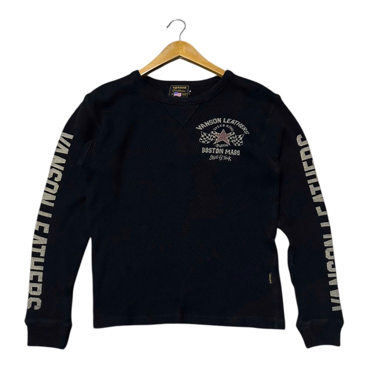 Vanson Leathers Vanson leathers boston mass waffle longsleeve Size US M / EU 48-50 / 2 - 2 Thumbnail