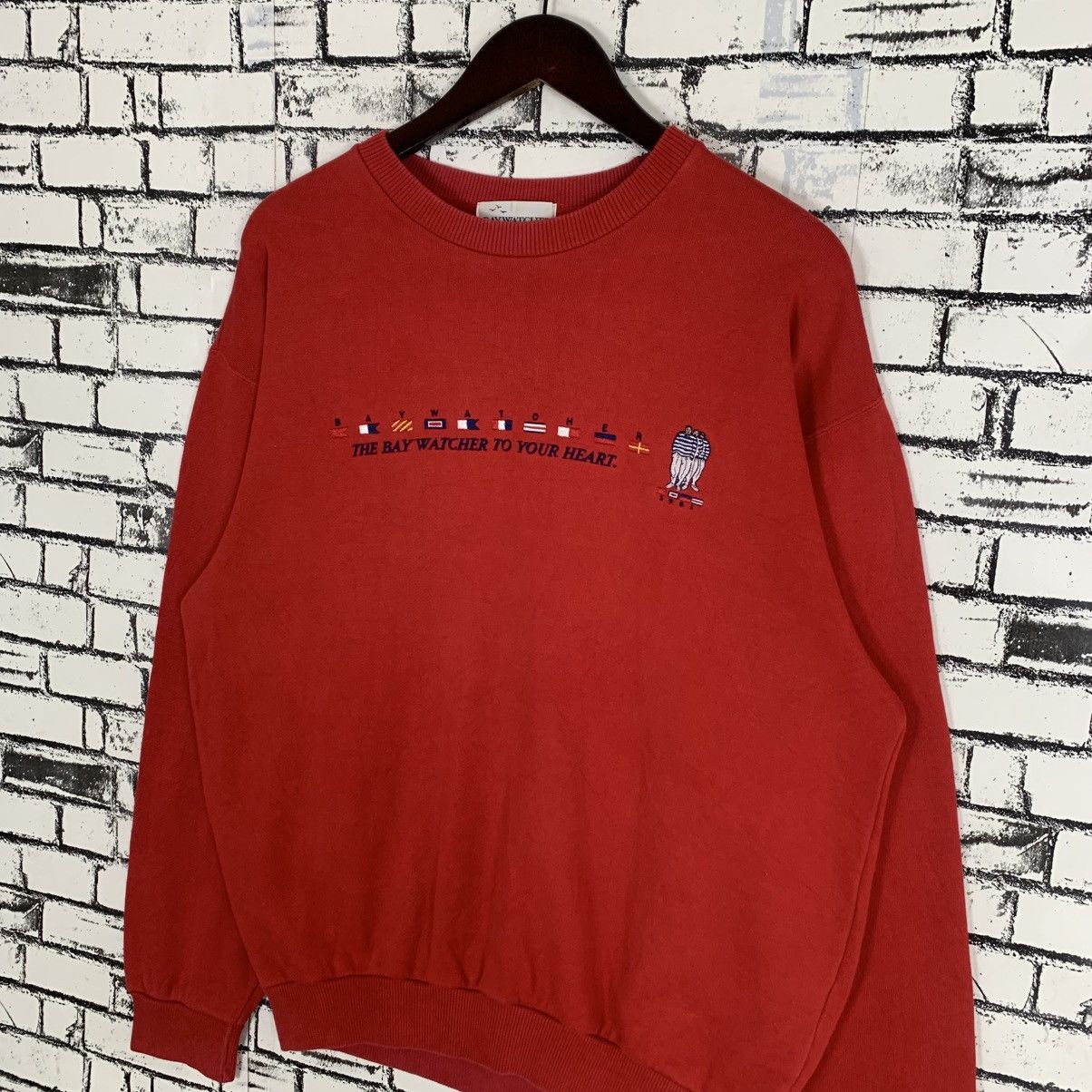 Designer × Vintage Vintage Bay Watcher Sweatshirt Crewneck Size Free Size US M / EU 48-50 / 2 - 3 Thumbnail