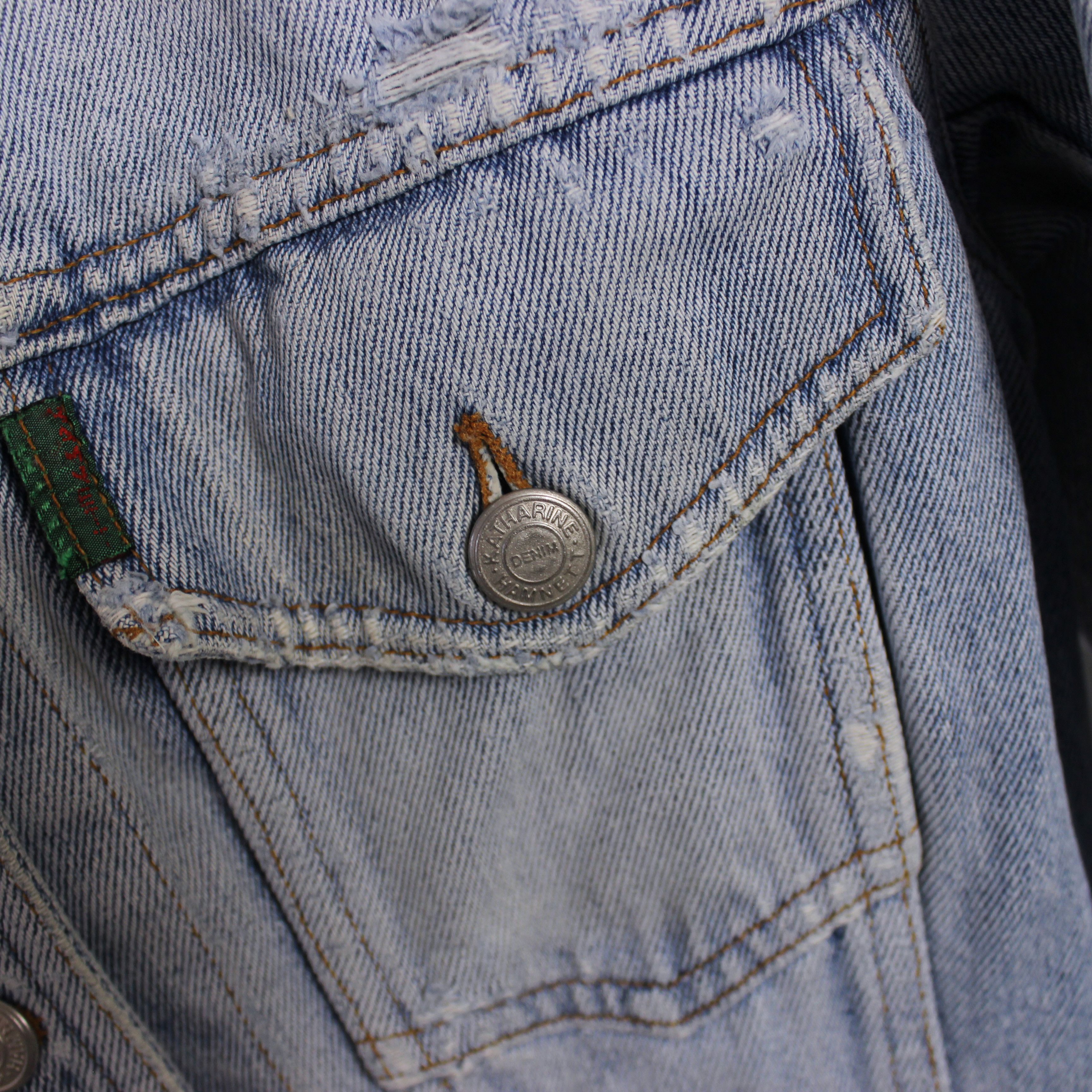 Katharine Hamnett London Katharine Hamnett London denim jacket women XS S blue Size S / US 4 / IT 40 - 7 Thumbnail