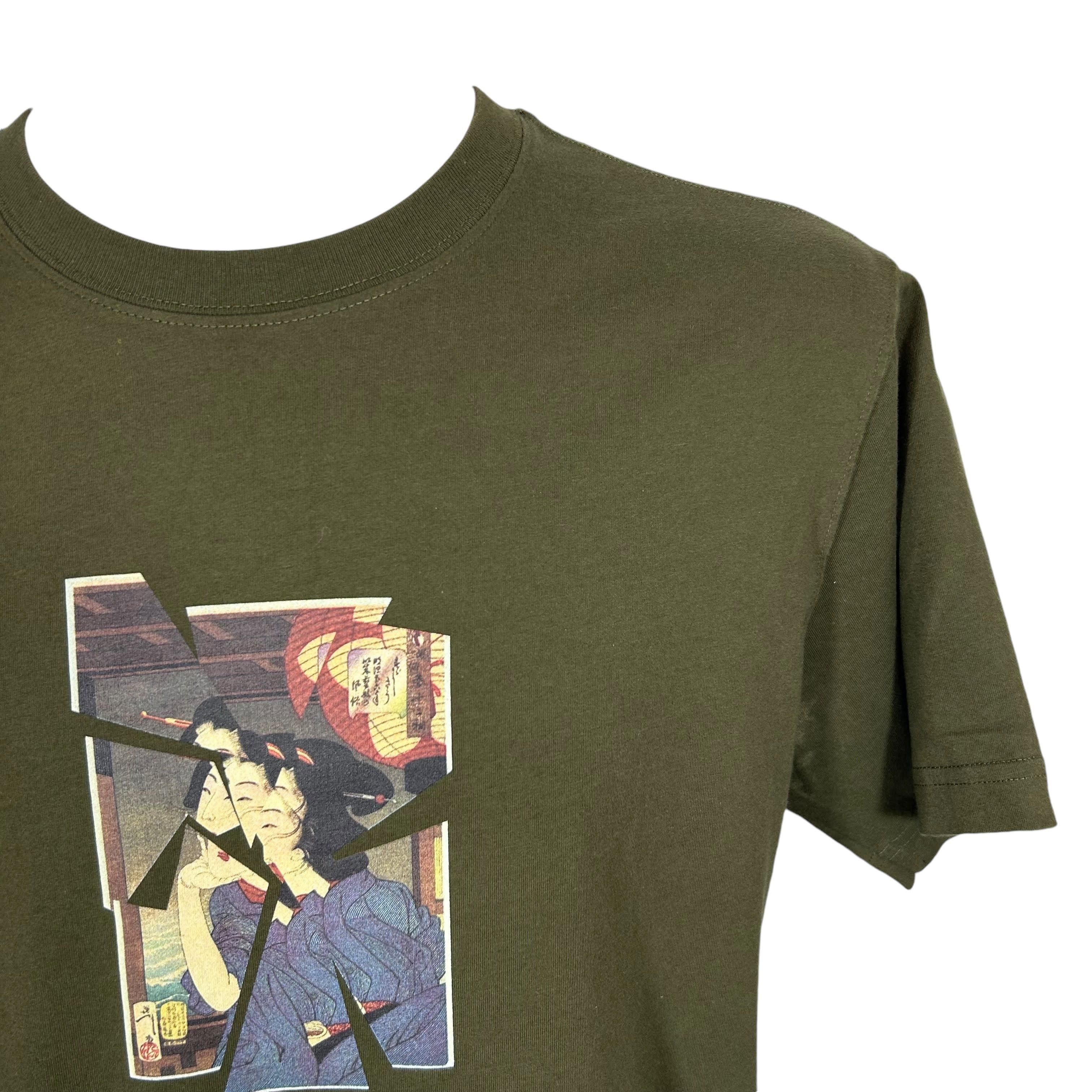 Maharishi Maharishi Green Japanese Graphic Print T-shirt Men's Size M Size US M / EU 48-50 / 2 - 3 Thumbnail