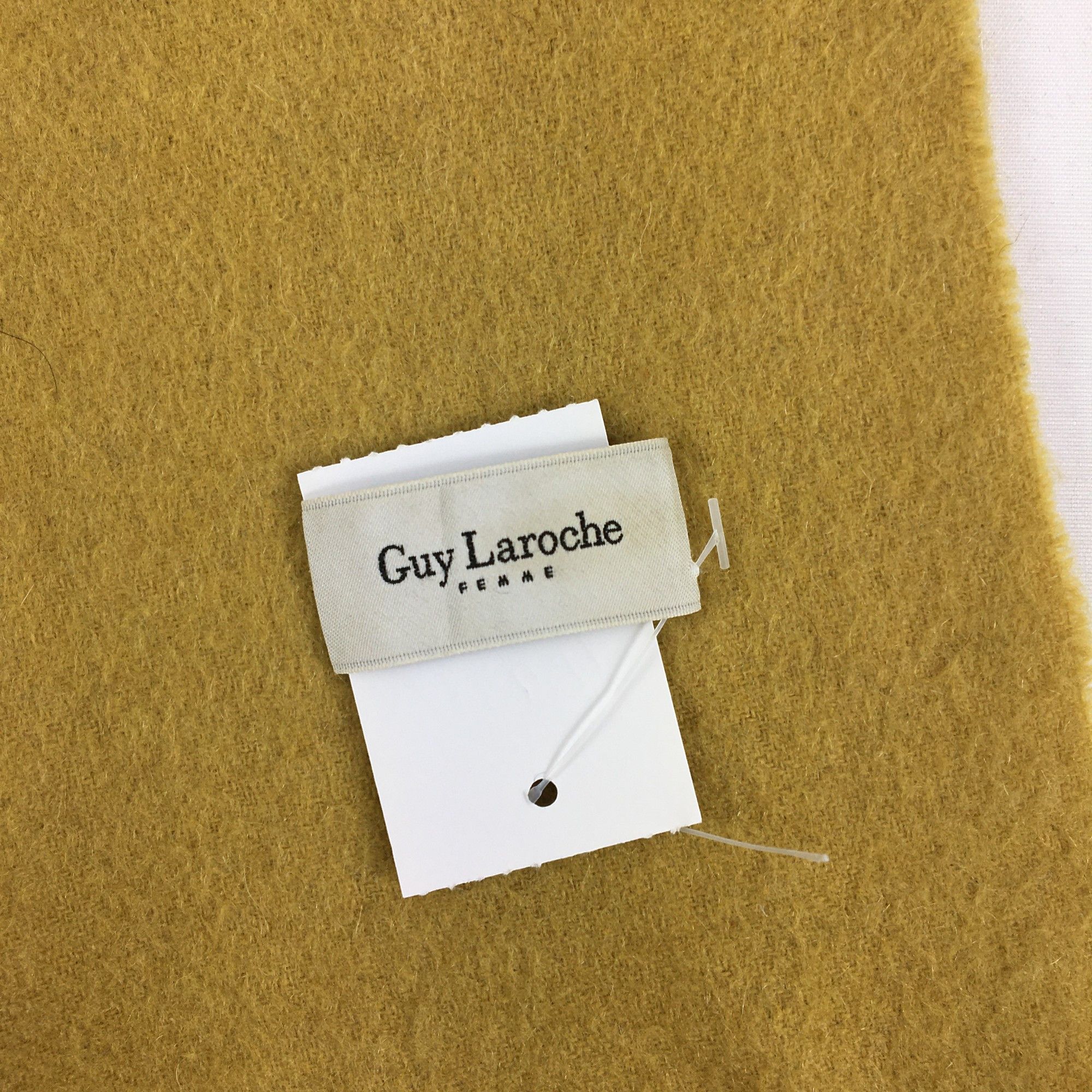 Guy Laroche Vintage Guy Laroche Scarf Muffler Wool Cashmere Scarves Size ONE SIZE - 4 Thumbnail