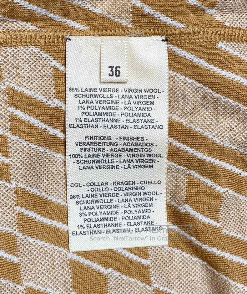 Hermes Hermes Chestnut brown knitted cardigan Size XS / US 0-2 / IT 36-38 - 7 Thumbnail