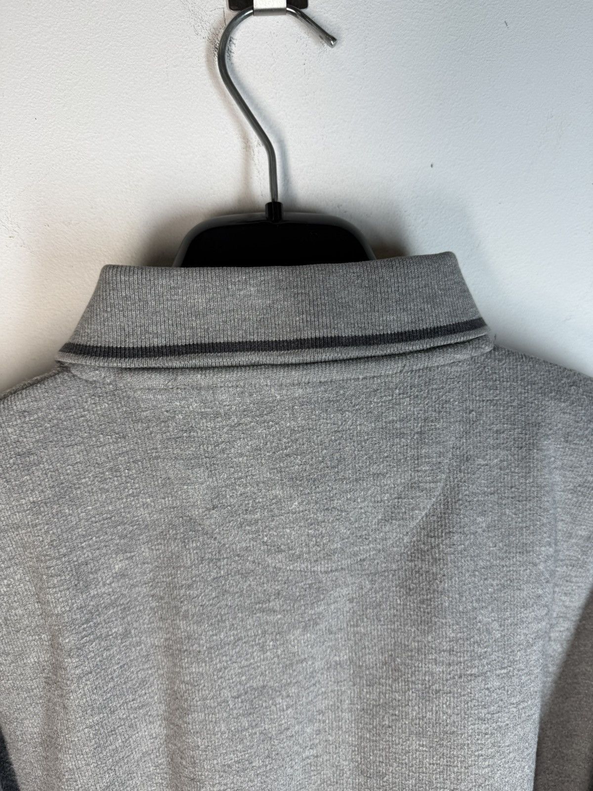 Yves Saint Laurent 90s YSL Sweatshirt 1/4 Grey Vintage Sweater Quarter Zip Size US M / EU 48-50 / 2 - 13 Thumbnail