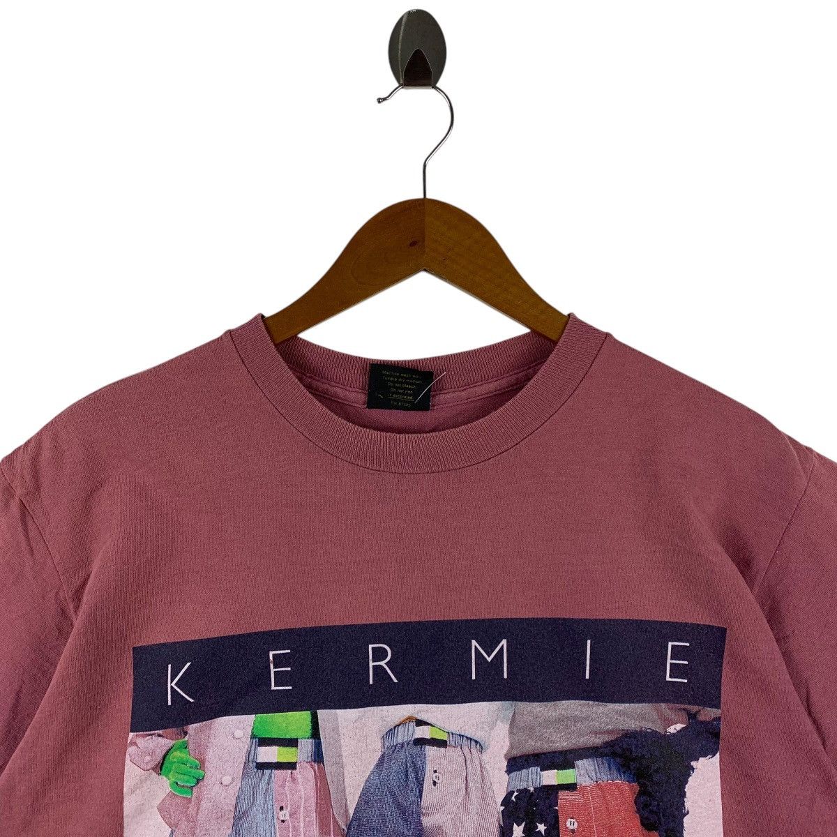 Changes Vintage 90s KERMIE HILFLIPPER tommy hilfiger parody tee Size US L / EU 52-54 / 3 - 2 Thumbnail