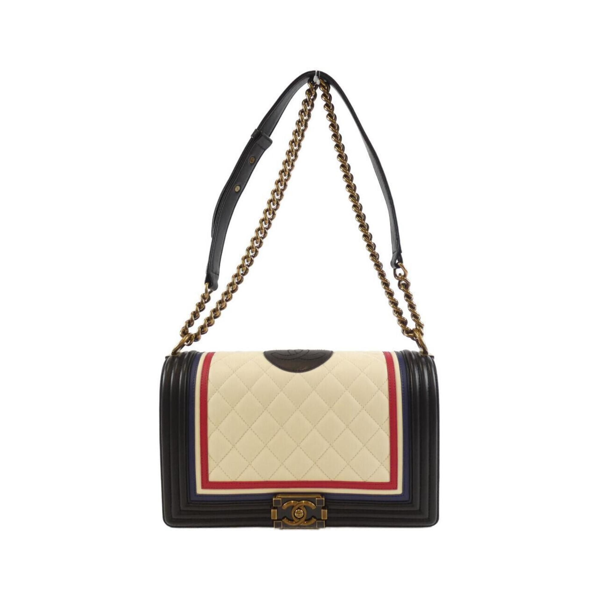 Chanel Boy Line 92193 Shoulder Bag in Black, Women's