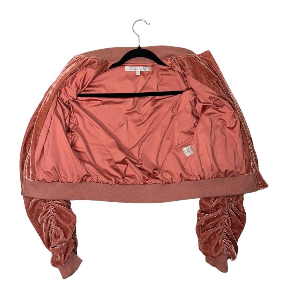 Designer Lovers + Friends l Velvet Bomber Jacket XS Size XS / US 0-2 / IT 36-38 - 7 Thumbnail