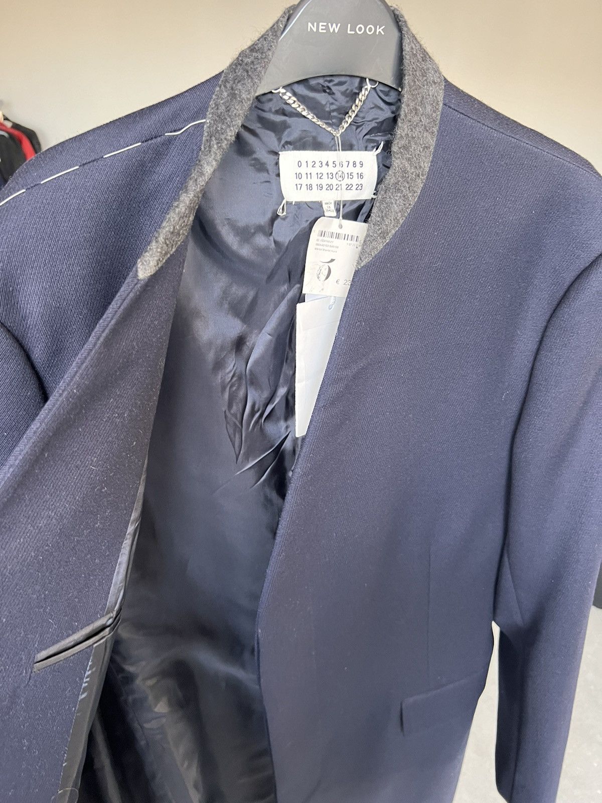 Maison Margiela NWT Maison Margiela Collarless Wool Cavalry Coat Size US L / EU 52-54 / 3 - 10 Thumbnail