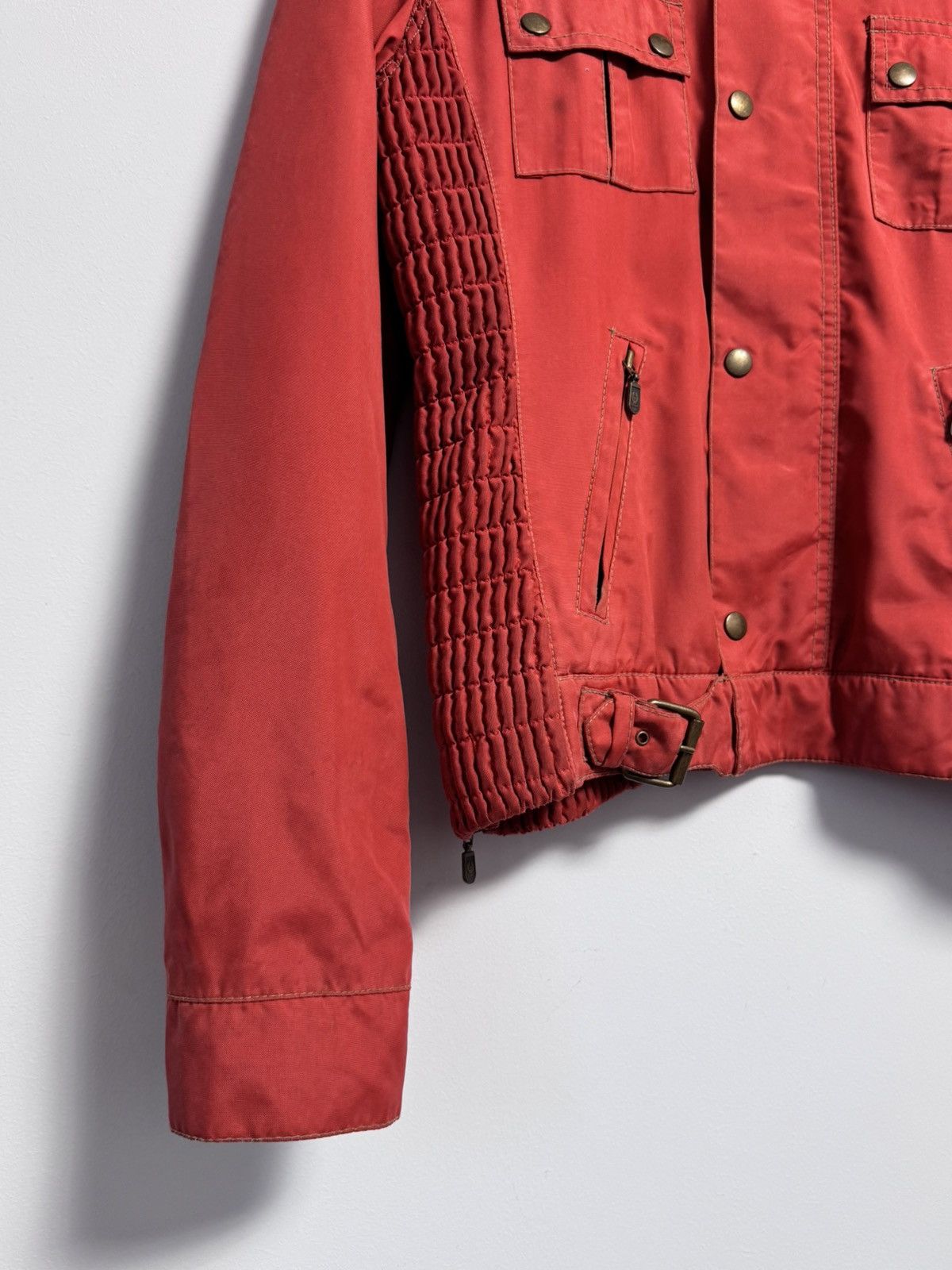 Belstaff × Vintage Belstaff Gold Label Cropped Moto Jacket Ramones Size L / US 10 / IT 46 - 4 Thumbnail
