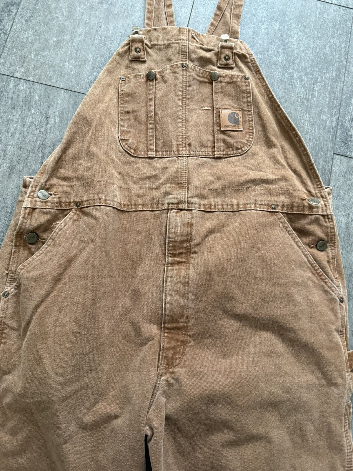 Carhartt Carhartt R42 BRN 40x30 Workwear Overalls Size US 40 / EU 56 - 4 Thumbnail