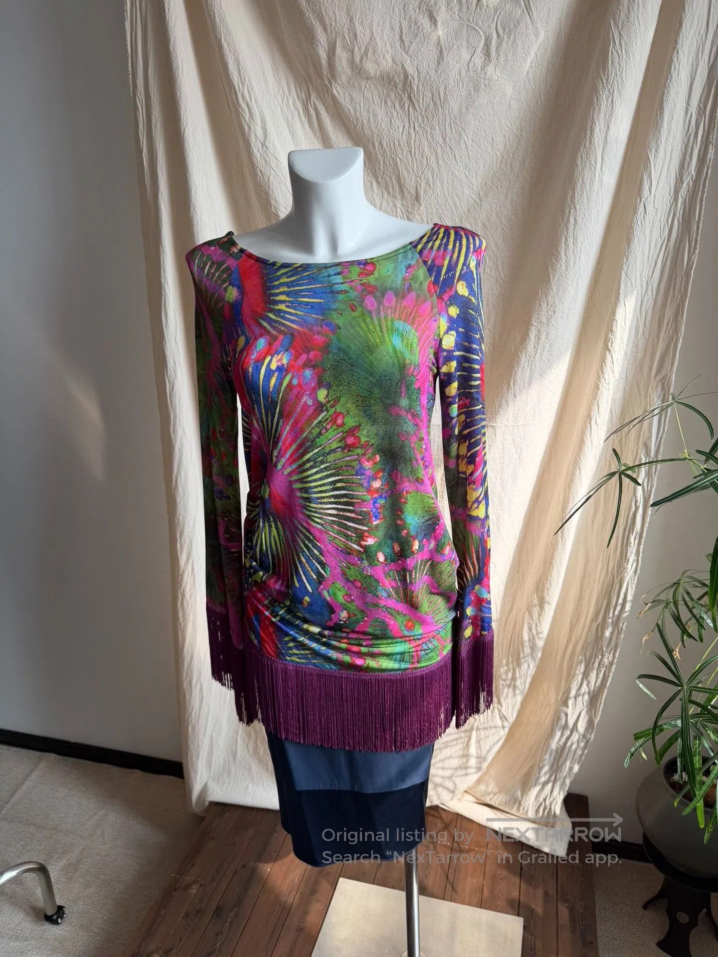 Other Compagnia Italiana Watercolor Ethnic Stretchy Fringe Top. Size M / US 6-8 / IT 42-44 - 5 Thumbnail