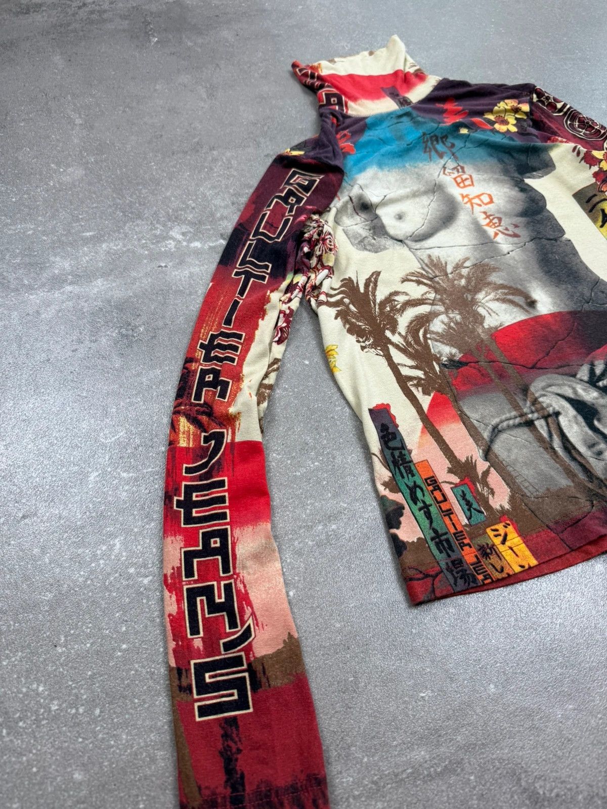 Jean Paul Gaultier mesh top t-shirt vintage archive y2k 90s