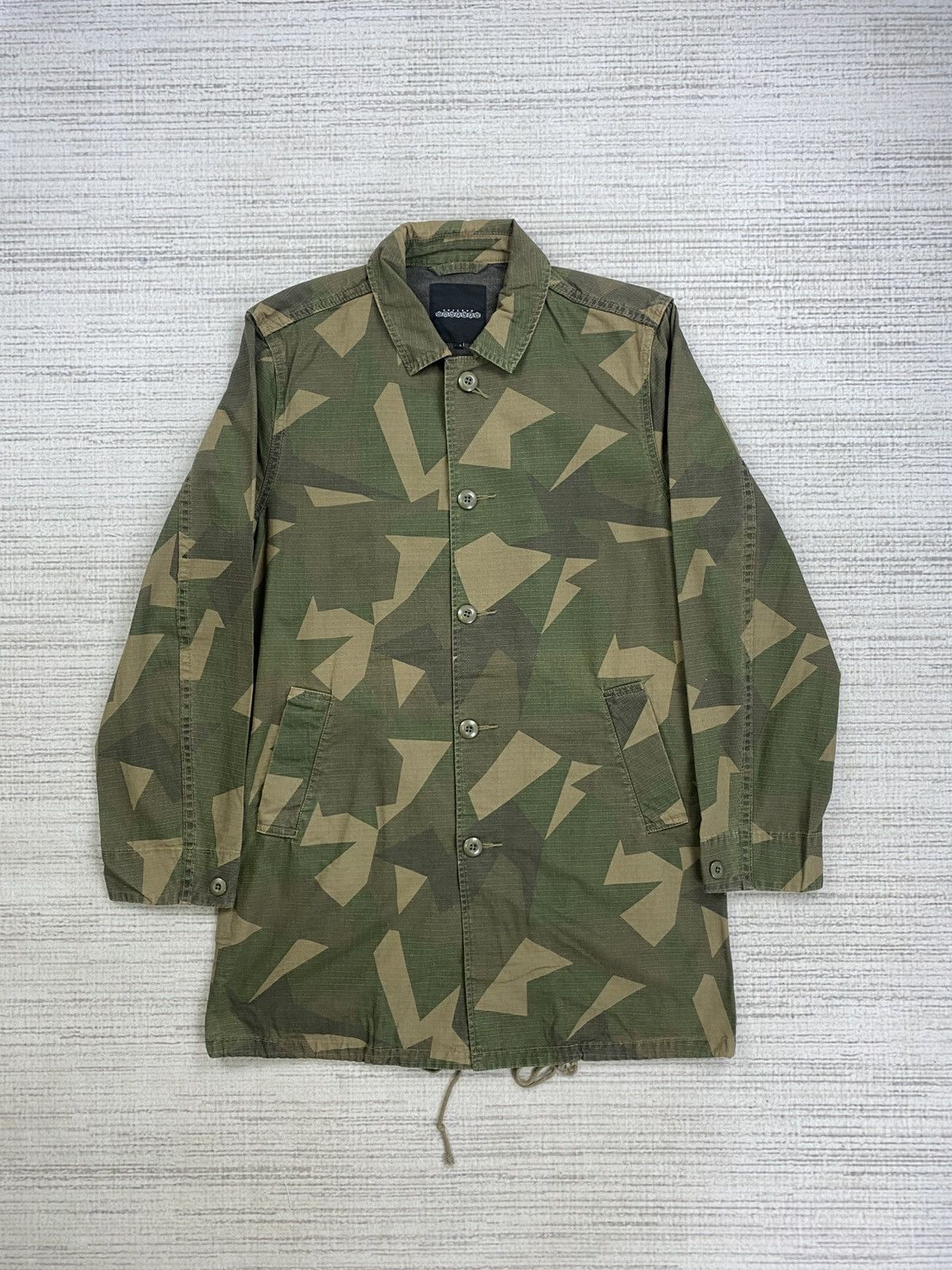 Japanese Brand × Vintage Vintage Rosebud Couples Worker Camo Army Field Style Jacket Size US M / EU 48-50 / 2 - 7 Thumbnail