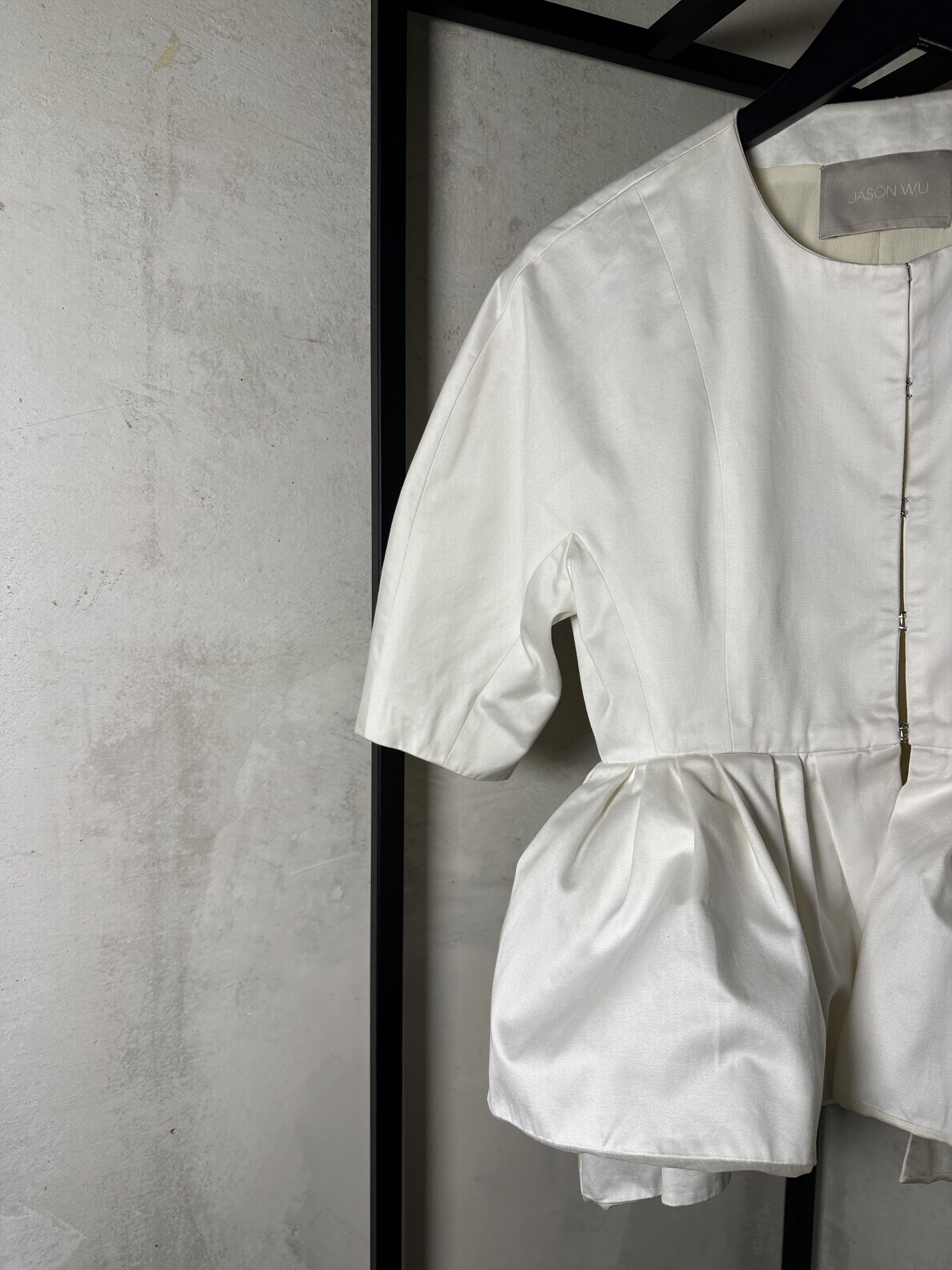 Jason Wu Jason Wu Peplum Poplin Blouse Size XS / US 0-2 / IT 36-38 - 5 Thumbnail