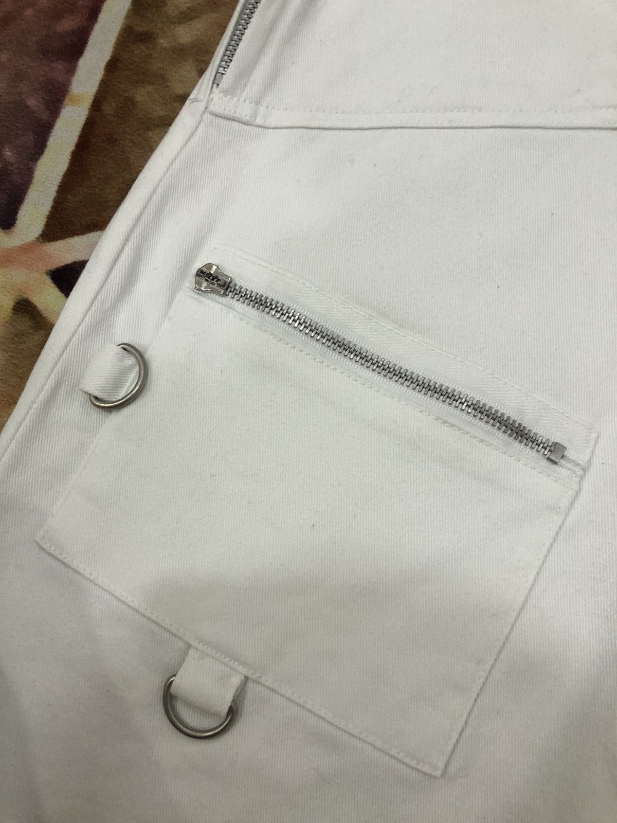 Japanese Brand Slash Number Multipocket Tactical Cargo White Pants Size US 28 / EU 44 - 7 Thumbnail