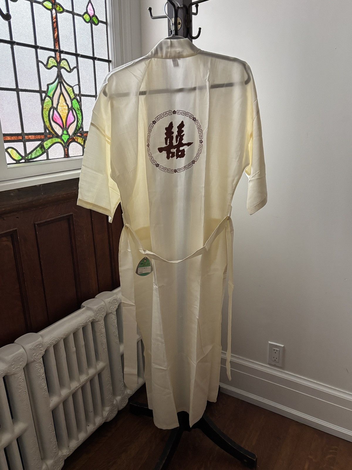 Vintage Vintage Bath Robe Cotton Chinese Embroidered Lounge Belted Size US M / EU 48-50 / 2 - 11 Thumbnail