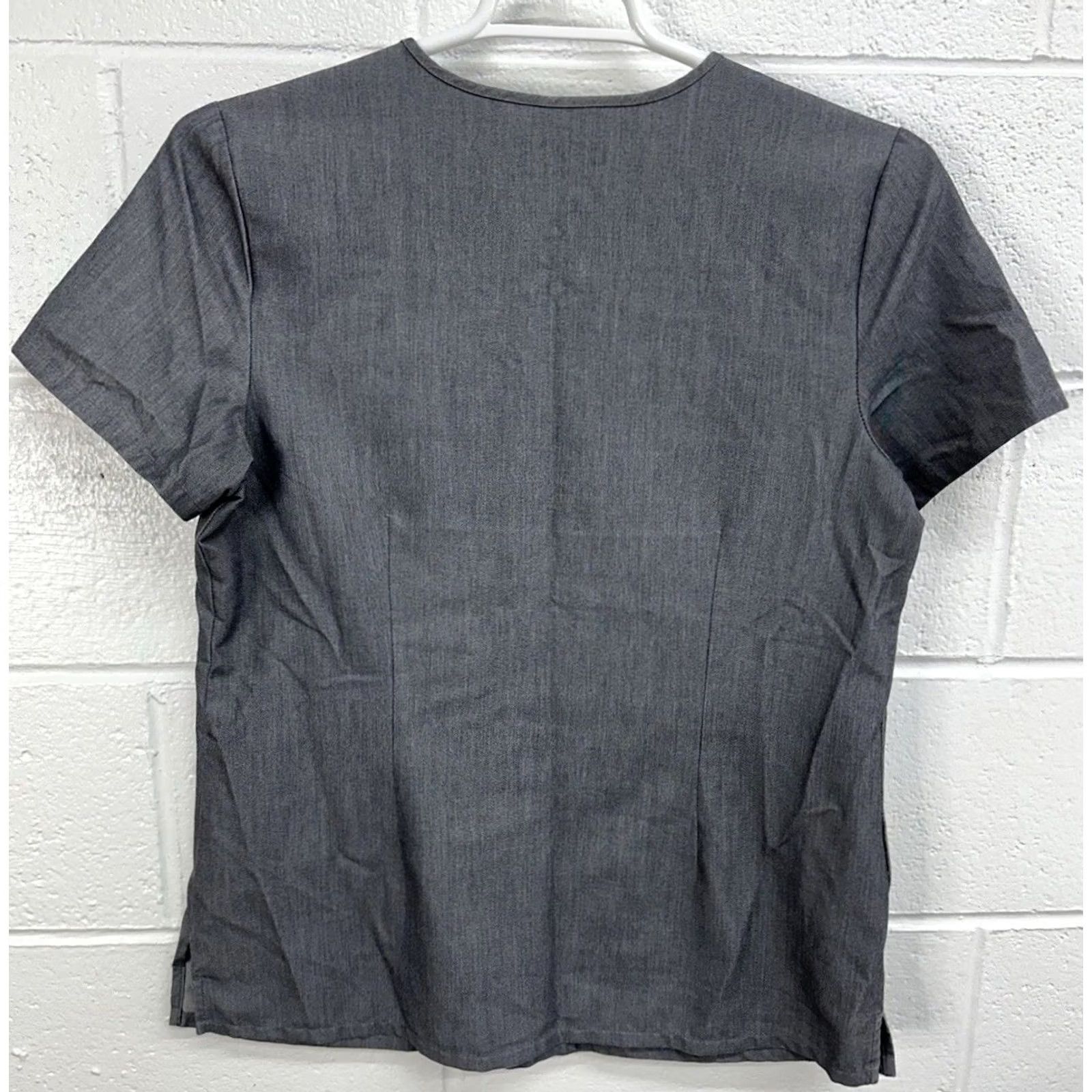 Vintage FIGS Scrub Top Shirt Unisex MGray 3 Pocket Technical Collection Casma Polyester Solid Medical Scrub Top Size US M / EU 48-50 / 2 - 4 Thumbnail