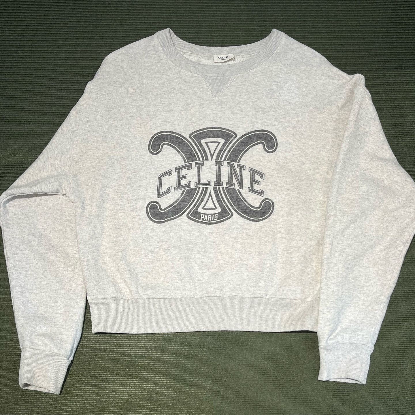 Celine Celine Triomphe Logo Sweatshirt Size S Size S / US 4 / IT 40 - 1 Thumbnail