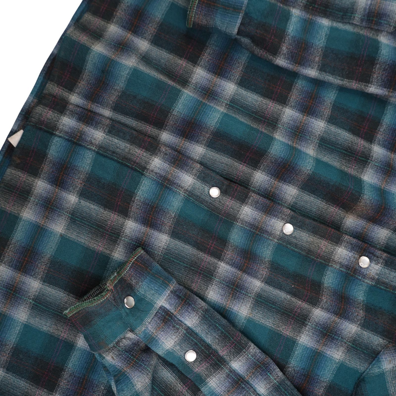 Pendleton × Vintage VTG Pendleton High Grade Western Wear Shadow Snap Shirt Size US XL / EU 56 / 4 - 4 Thumbnail