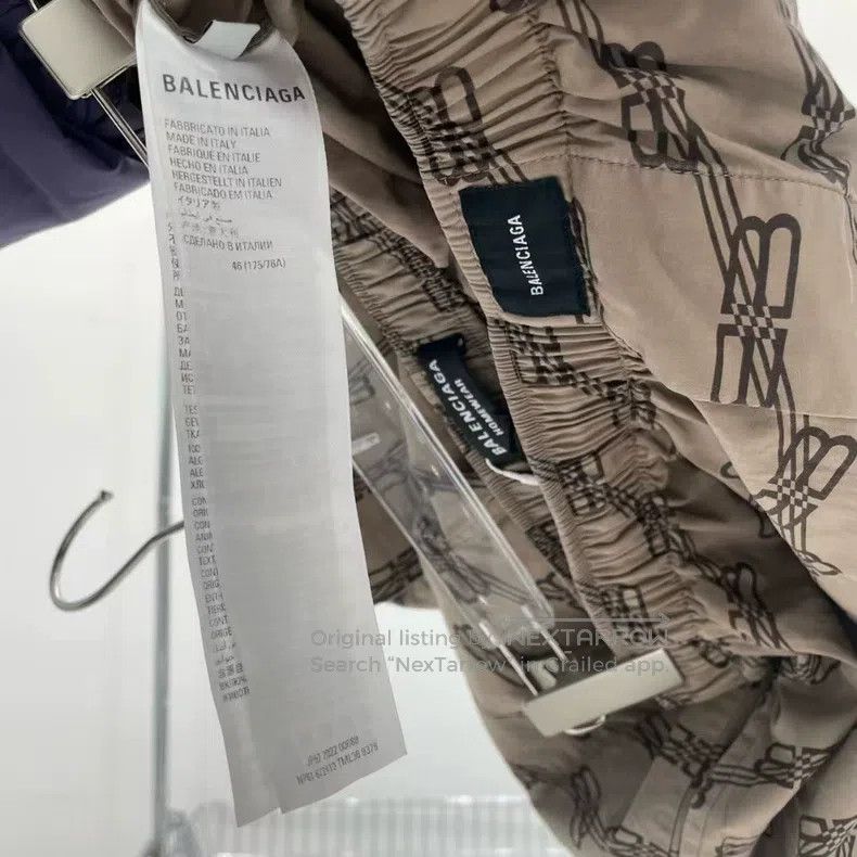 Balenciaga Balenciaga Double B printed short pants Size US 30 / EU 46 - 6 Thumbnail