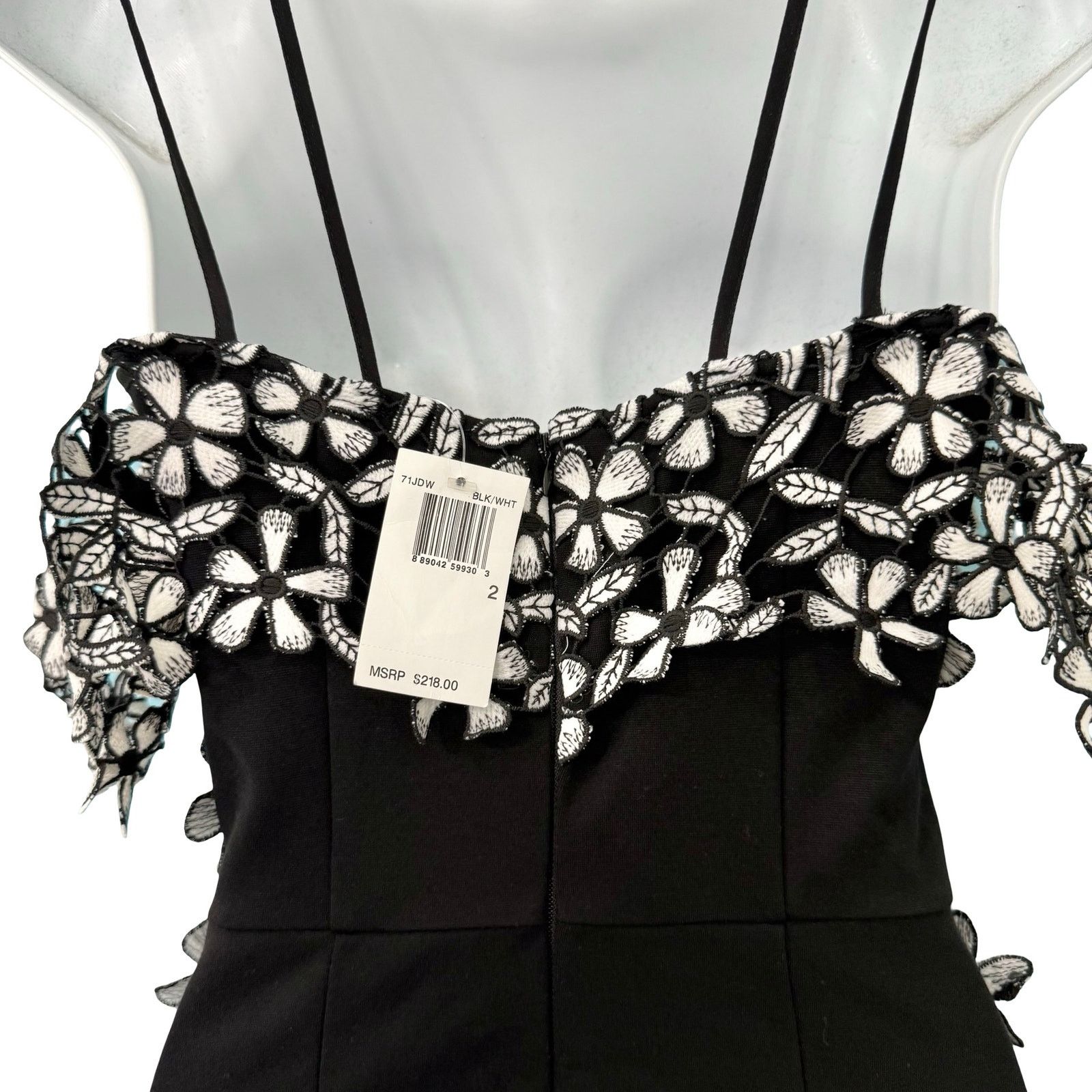 french connection black lace dress French Connection Black Lace Sheath Dress Sleeveless Cocktail Size 6