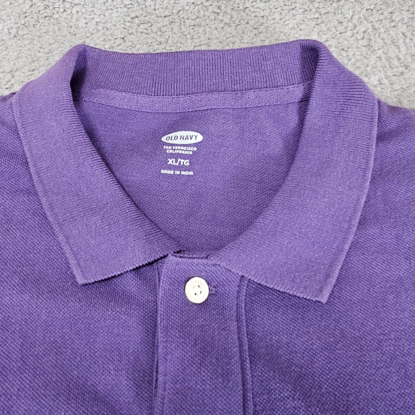 Old Navy Old Navy Polo Shirt Mens XL Purple Knit Cotton Golf Preppy Size US XL / EU 56 / 4 - 3 Thumbnail