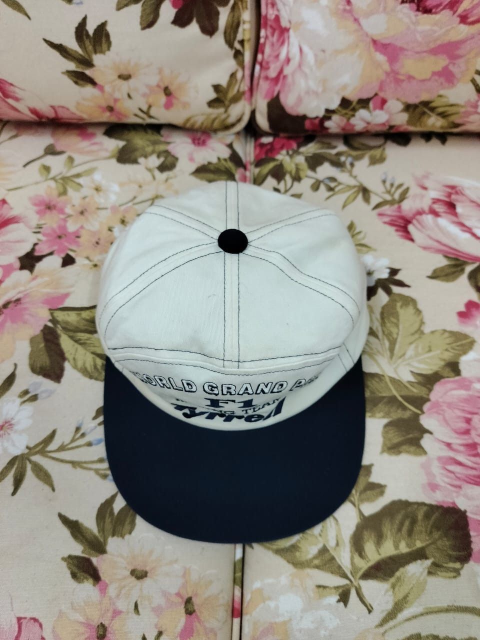 Ferrari × Formula 1 × Vintage Tyrrell by Club Angle World Grand Prix F1 Racing Team cap Size ONE SIZE - 3 Thumbnail