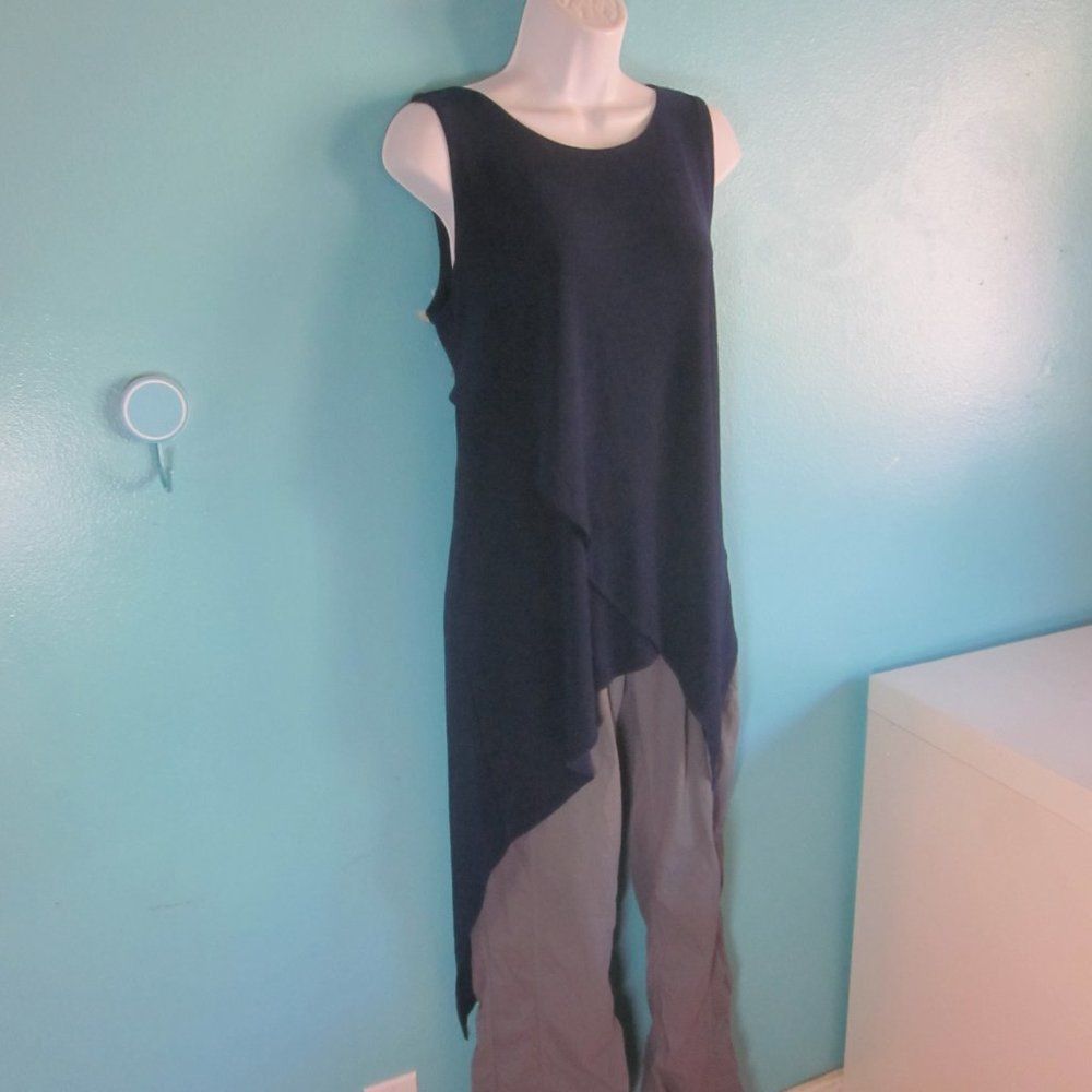 Joseph & Lyman Frank Lyman Womens Blue Angled Tunic Size 6 Size S / US 4 / IT 40 - 1 Thumbnail