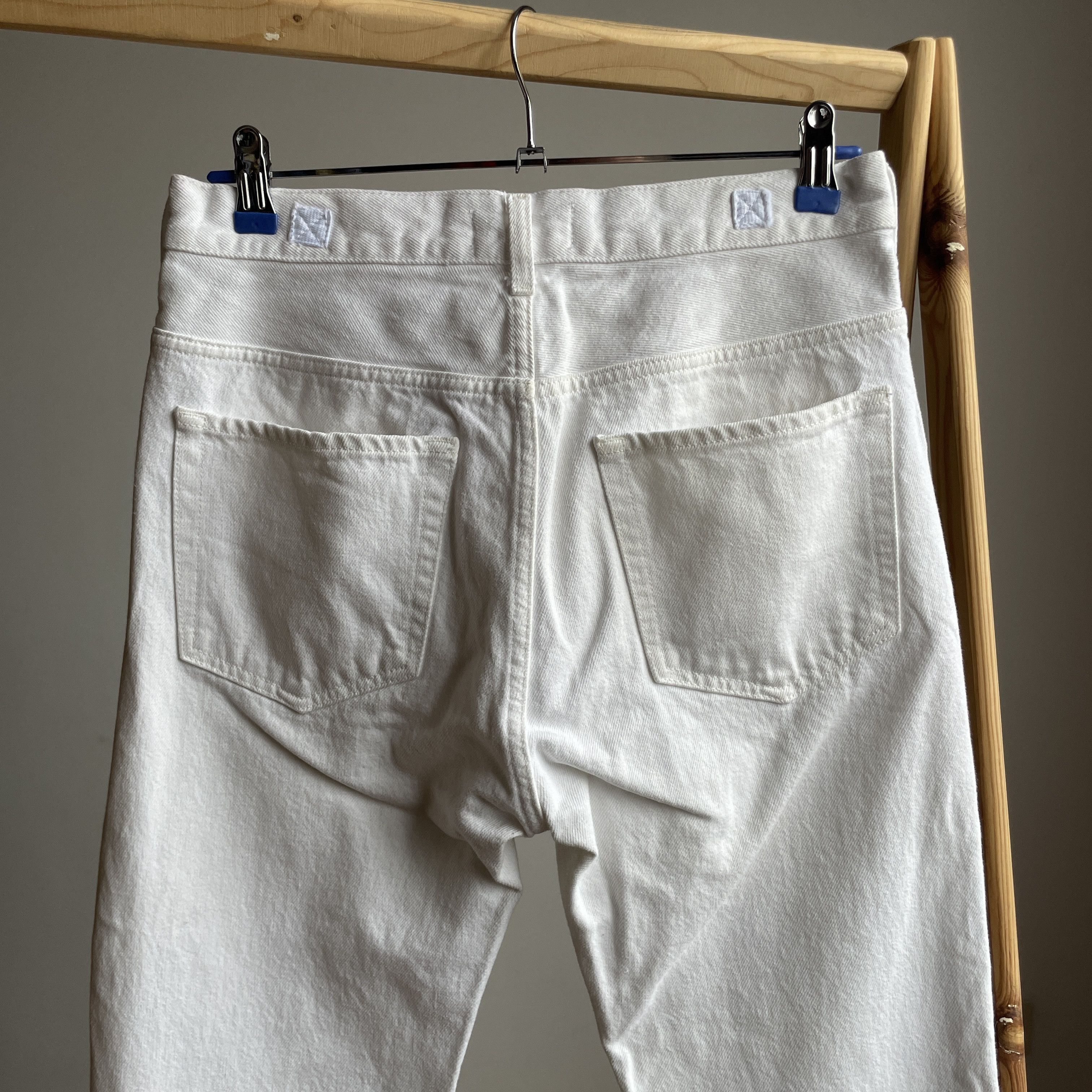 Acne Studios Acne Studios Jones/Optic White Cropped Denim Size 30 Size US 30 / EU 46 - 4 Thumbnail
