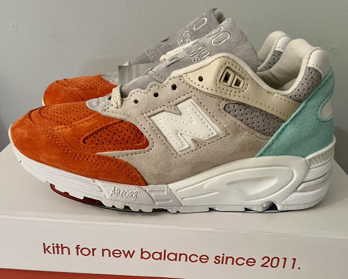 Kith × New Balance × Ronnie Fieg Authentic New Balance 990V2 Kith Cyclades size 4 Size US 5 / EU 37 - 4 Thumbnail